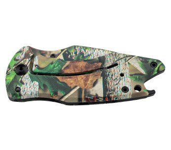 Herbertz 592609 foldekniv i rustfritt stål med 9 cm fotorealistisk naturmotiv + flaskeåpner 2