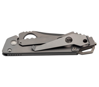 Herbertz 587610 ruostumattomasta teräksestä valmistettu taittoveitsi, mattapintainen, 10 cm kahva 2