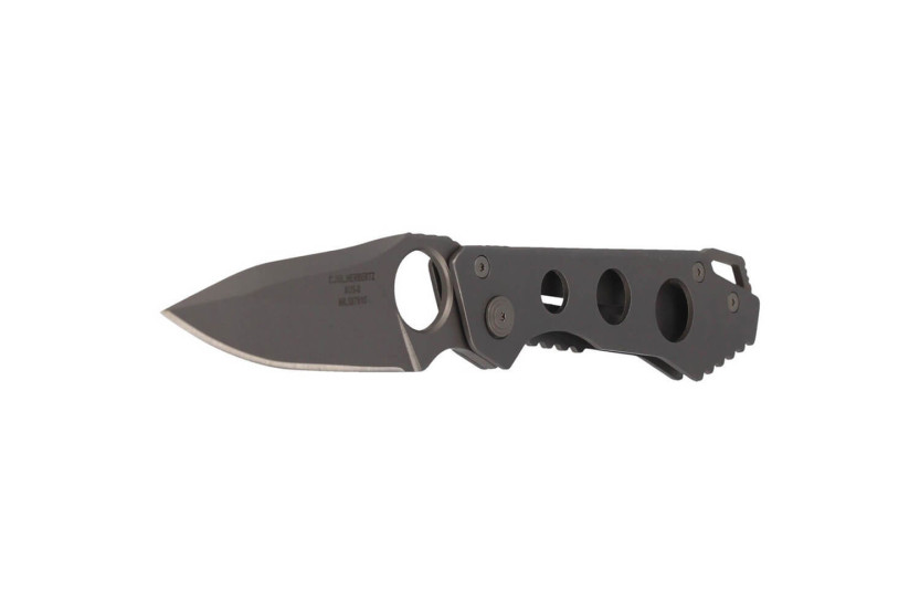 Herbertz 587610 coltello pieghevole in acciaio inox, finitura opaca, manico da 10 cm