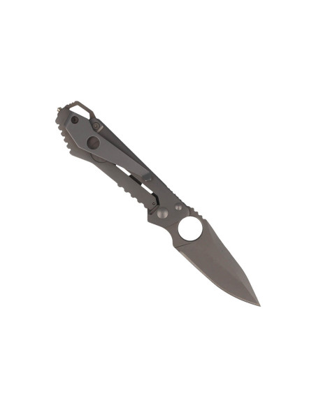 Herbertz 587610 coltello pieghevole in acciaio inox, finitura opaca, manico da 10 cm