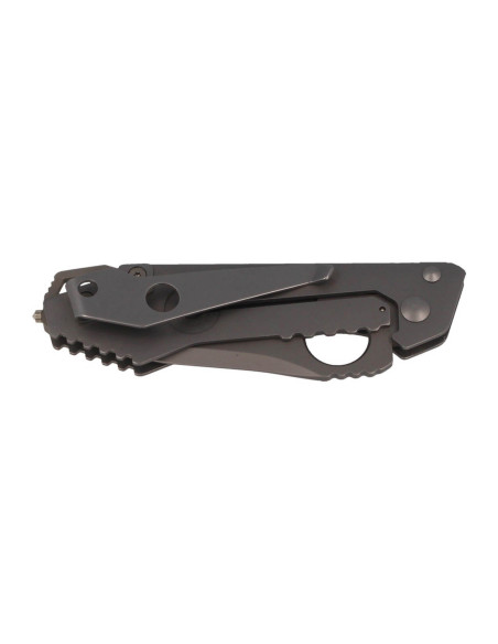Herbertz 587610 coltello pieghevole in acciaio inox, finitura opaca, manico da 10 cm