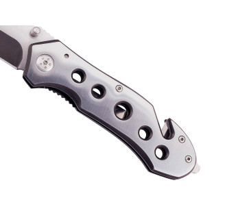 Herbertz 211712 sammenleggbar nødkniv med 11,8 cm gjennombrutt håndtak i rustfritt stål 2