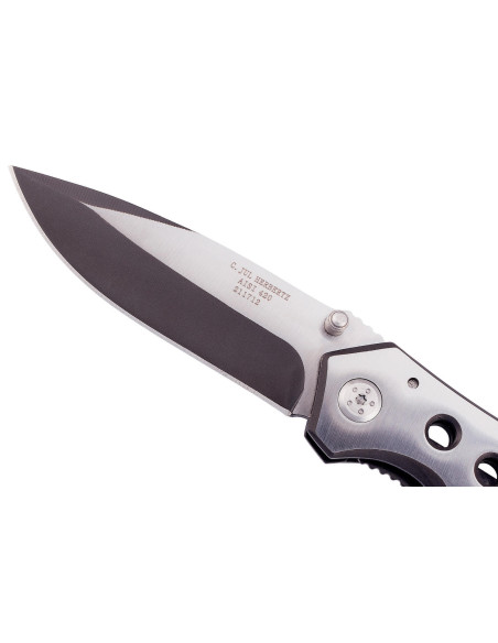 Herbertz 211712 taittuva hätäveitsi 11,8 cm:n kahvalla, ruostumatonta terästä.