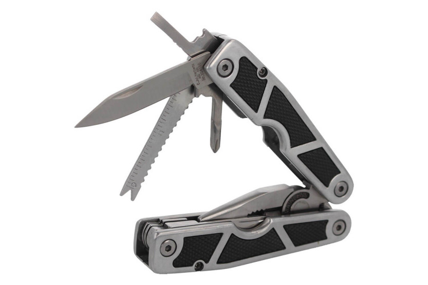 Alicate multifunções Herbertz 108100 de 9 peças + conjunto de 9 bits com estojo de nylon