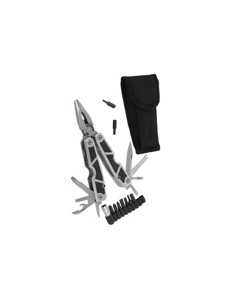 Herbertz 108100 9-piece multi-function pliers + set of 9 bits with nylon case