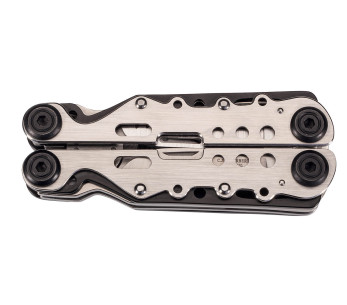 Herbertz 571300 alicate multiusos de 9 peças, totalmente em aço inoxidável, cabo aberto de 10,5 cm + estojo de nylon 2