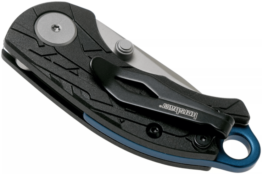 Klappmesser Kershaw Afftereffect KS.1180 Griff aus Nylon/Glasfaser schwarz Winkelmotiv 7,6cm