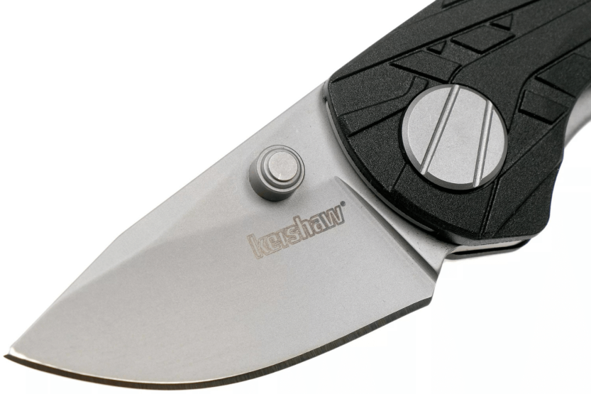 Klappmesser Kershaw Afftereffect KS.1180 Nylon-/Glasfasergriff schwarz Winkelmotiv 7,6cm