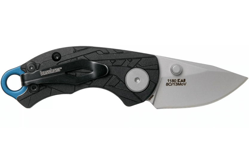 Kershaw Afftereffect KS.1180 foldekniv Sort nylon/glasfiberhåndtag 7,6 cm vinkelmønster