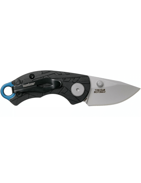 Kershaw Afftereffect KS.1180 foldekniv Sort nylon/glasfiberhåndtag 7,6 cm vinkelmønster