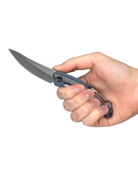 Kershaw Reverb XL KS.1225 foldekniv G10/karbonfiberhåndtag sort 8,3 cm