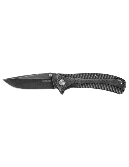 Kershaw Starter KS.1301BW foldekniv 11,4 cm med svart stålhåndtak