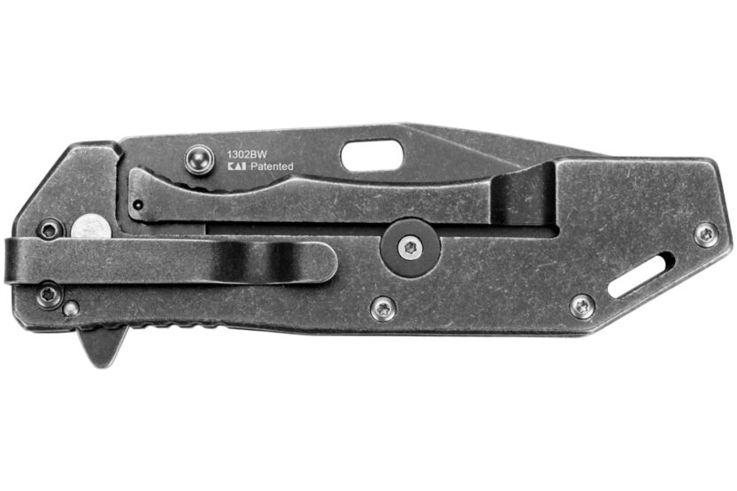 Navaja plegable Kershaw Lifter KS.1302BW mango de acero con acabado blackwashed 11.4cm