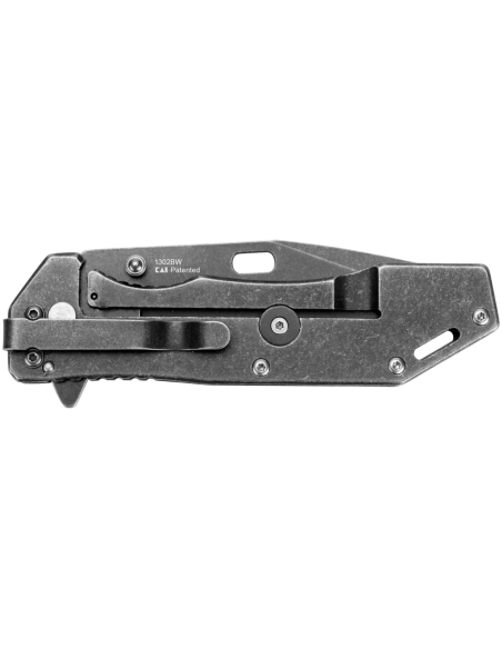 Kershaw Lifter KS.1302BW taittoveitsi Teräskahva mustapesty viimeistely 11,4cm