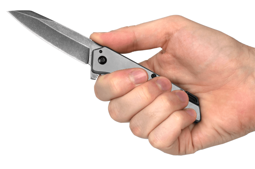 Klappmesser Kershaw Misdirect KS.1365 Edelstahlgriff grau 10,1cm