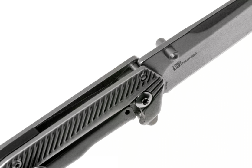 Navalha dobrável Kershaw Topknot KS.1368 Cabo de aço inoxidável de 10,8 cm