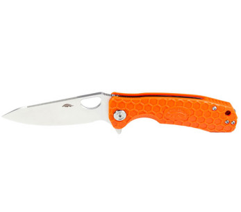 EDC vouwmes Honey Badger Leaf Large 01HO045 nylon handgreep / oranje glasvezel 11,7cm