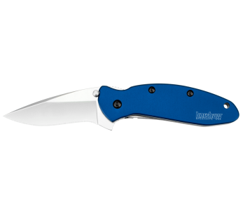 Kershaw Scallion Navy Blue KS.1620NB taittoveitsi 8.9cm sininen anodisoitu alumiinikahva