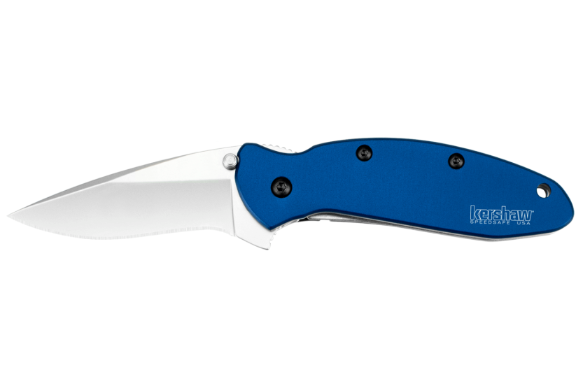 Klappmesser Kershaw Scallion Navy Blue KS.1620NB Griff aus blau eloxiertem Aluminium 8,9cm