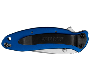 Kershaw Scallion Navy Blue KS.1620NB taittoveitsi 8.9cm sininen anodisoitu alumiinikahva 2