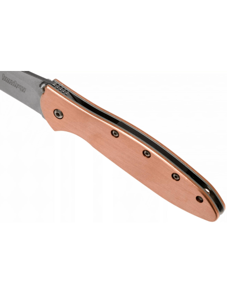 Coltello pieghevole Kershaw Leek Copper KS.1660CU manico in rame da 10,3 cm