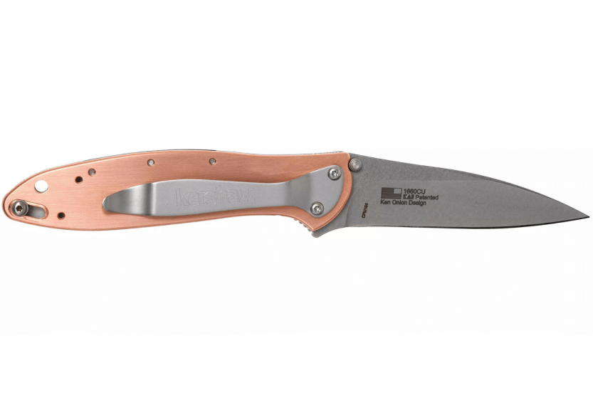 Navaja Kershaw Leek Copper KS.1660CU mango de cobre 10.3cm