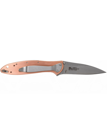 Coltello pieghevole Kershaw Leek Copper KS.1660CU manico in rame da 10,3 cm