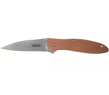 Kershaw Leek Copper KS.1660CU foldekniv 10,3 cm med kobberhåndtak