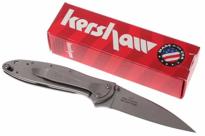 Kershaw Leek KS.1660 fällkniv 10,2cm handtag i rostfritt stål