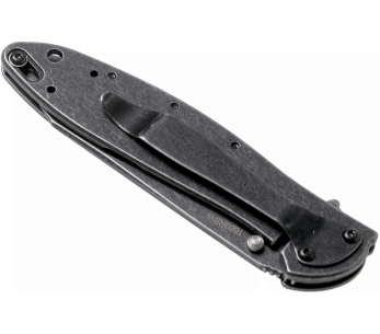 Kershaw Random Leek Blackwash KS.1660RBW fällkniv 10,2 cm handtag i rostfritt stål 2