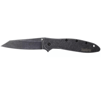 Kershaw Random Leek Blackwash KS.1660RBW taittoveitsi 10.2cm ruostumattomasta teräksestä valmistettu kahva