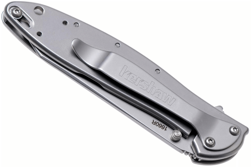 Navalha dobrável Kershaw Random Leek KS.1660R Cabo de aço inoxidável de 10,2 cm