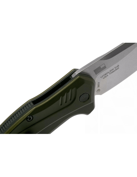 Kershaw Link Olive KS.1776OLSW vouwmes 11.2cm geanodiseerd aluminium handvat