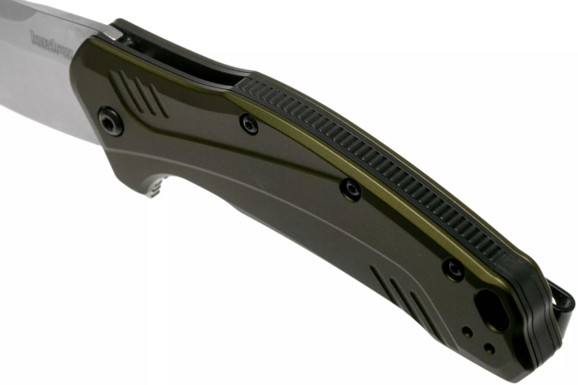 Kershaw Link Olive KS.1776OLSW coltello pieghevole 11,2 cm manico in alluminio anodizzato