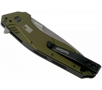 Kershaw Dividendo Compo KS.1812OLCB fällkniv två stål aluminiumhandtag 10,8cm 2