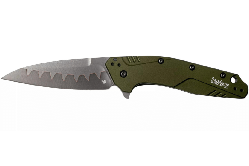 Kershaw Dividendo Compo KS.1812OLCB vouwmes twee staalsoorten aluminium handvat 10,8cm