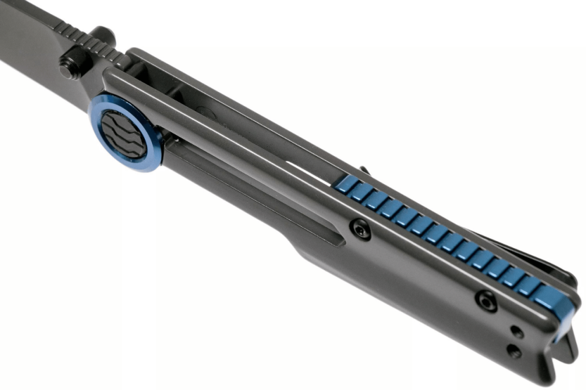 Klappmesser Kershaw Decibel KS.2045 Skelettgriff aus grauem Edelstahl 9,6cm