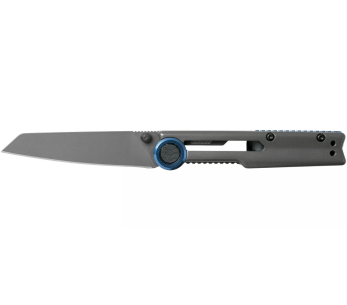 Kershaw Decibel KS.2045 taittoveitsi harmaa ruostumattomasta teräksestä valmistettu luurankokahva 9.6cm
