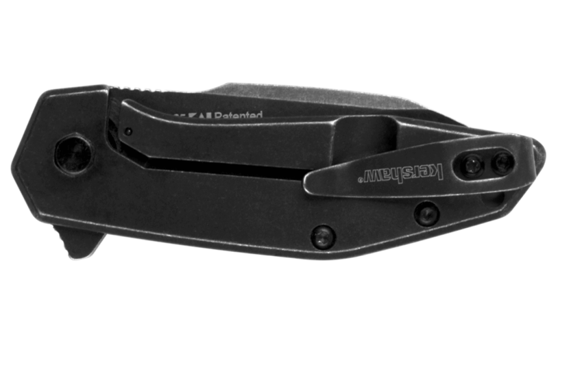Navaja plegable Kershaw Gravel KS.2065 con mango de acero blackwashed 8.9cm