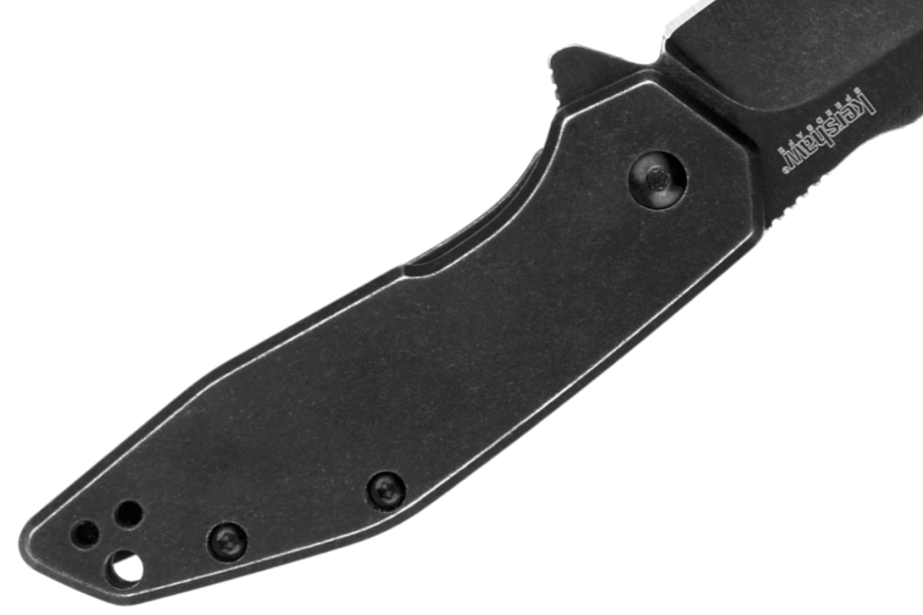 Navaja plegable Kershaw Gravel KS.2065 con mango de acero blackwashed 8.9cm