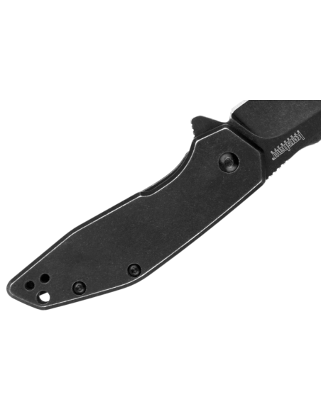 Navaja plegable Kershaw Gravel KS.2065 con mango de acero blackwashed 8.9cm