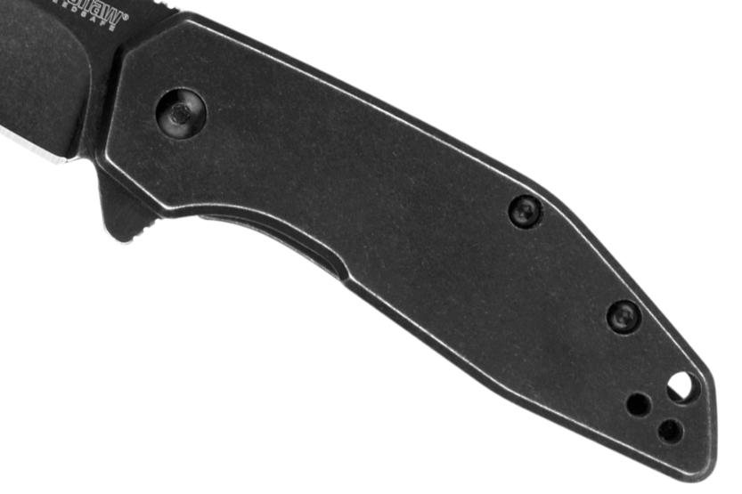 Navaja plegable Kershaw Gravel KS.2065 con mango de acero blackwashed 8.9cm