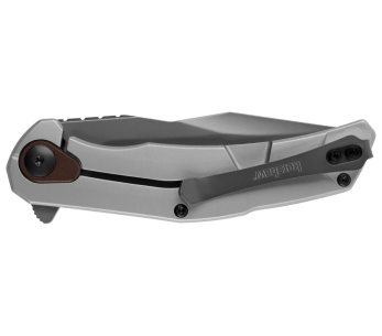 Kershaw Believer KS.2070 fällkniv 10,7cm grå handtag i rostfritt stål + vändbart fickclips 2