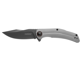 Kershaw Believer KS.2070 fällkniv 10,7cm grå handtag i rostfritt stål + vändbart fickclips