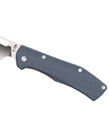 Gerber New Flatiron foldekniv GE001795 blåt micarta-håndtag 11,9 cm