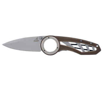 Gerber Remix GE003640 foldekniv 11,3 cm med skjeletthåndtak i anodisert aluminium