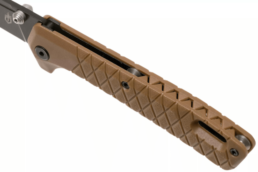 Gerber Zilch GE001881 svartvasket foldekniv nylon/glassfiberhåndtak coyote 10,3cm