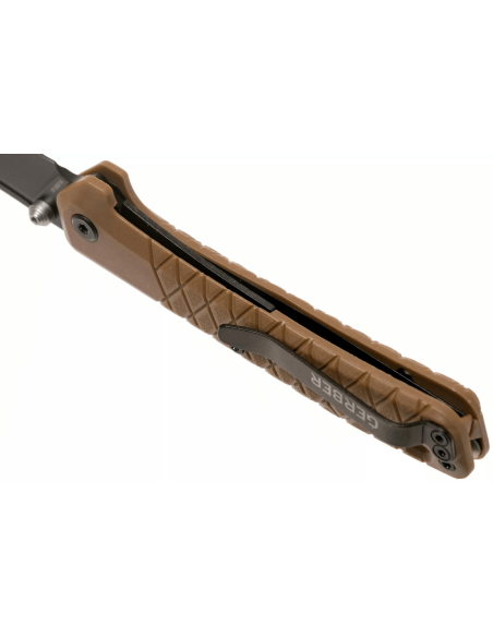 Gerber Zilch GE001881 svartvasket foldekniv nylon/glassfiberhåndtak coyote 10,3cm