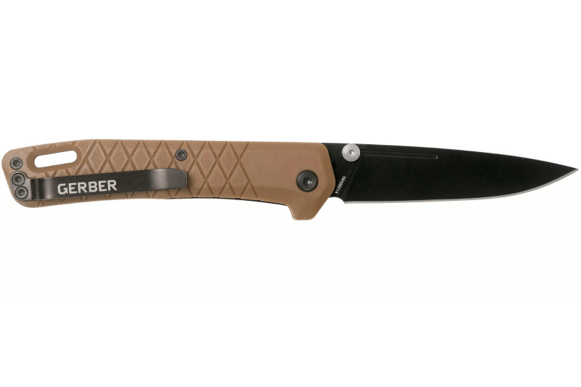 Klappmesser Gerber Zilch GE001881 blackwashed Nylon-/Glasfasergriff coyote 10,3cm
