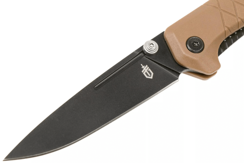 Cuchillo plegable Gerber Zilch GE001881 blackwashed mango de nylon/fibra de vidrio coyote 10.3cm